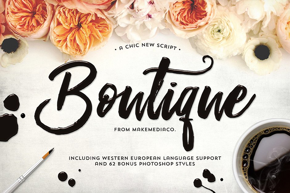 Boutique Script with PSD Styles