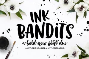 Ink Bandits Font Duo