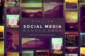 Stellar Social Media Banners Pack