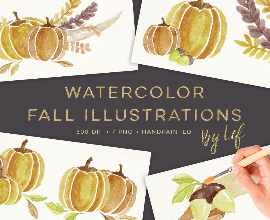 Fall Clipart Illustrations Autumn