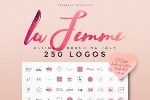 250 Feminine Branding Pack