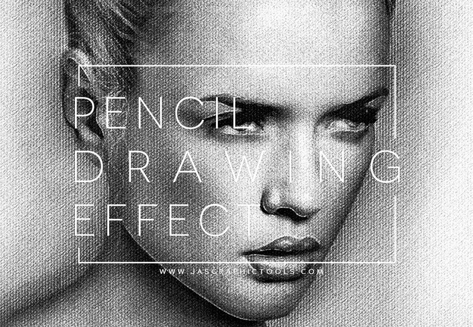 Realistic Pencil Drawing Effect