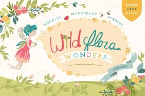Wild Flora Wonders: Floral Vectors