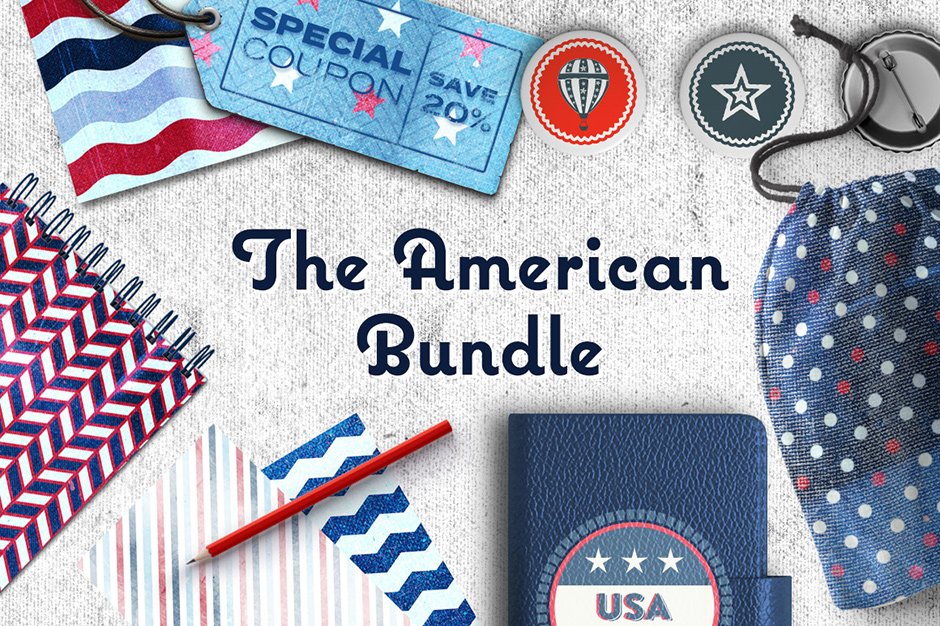 The American Graphics, Patterns + More Bundle