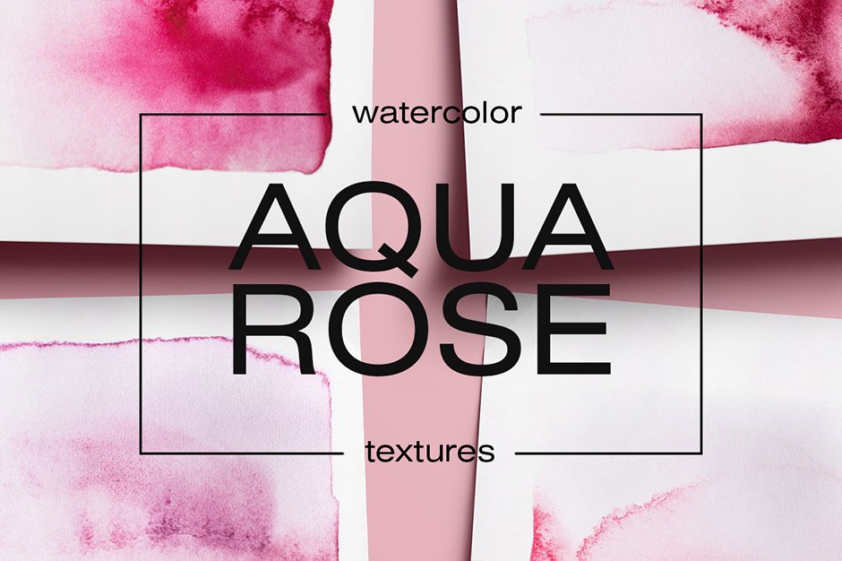 Aqua Rose Watercolor Collection