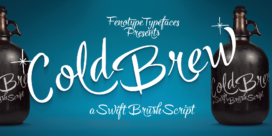 Cold Brew: Swift Brush Script Family