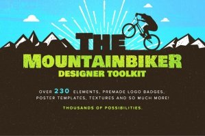 The Designer Mountain Bike Logos Kit