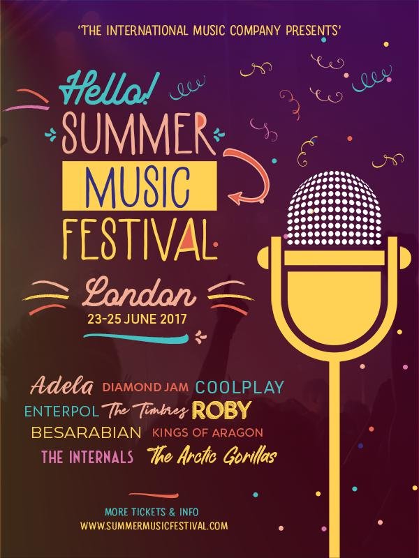 Summer Music Festival Poster