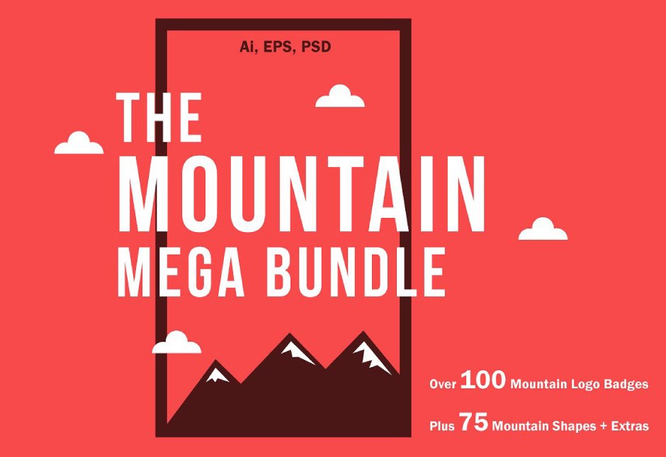 The Mountain Logos Mega Bundle