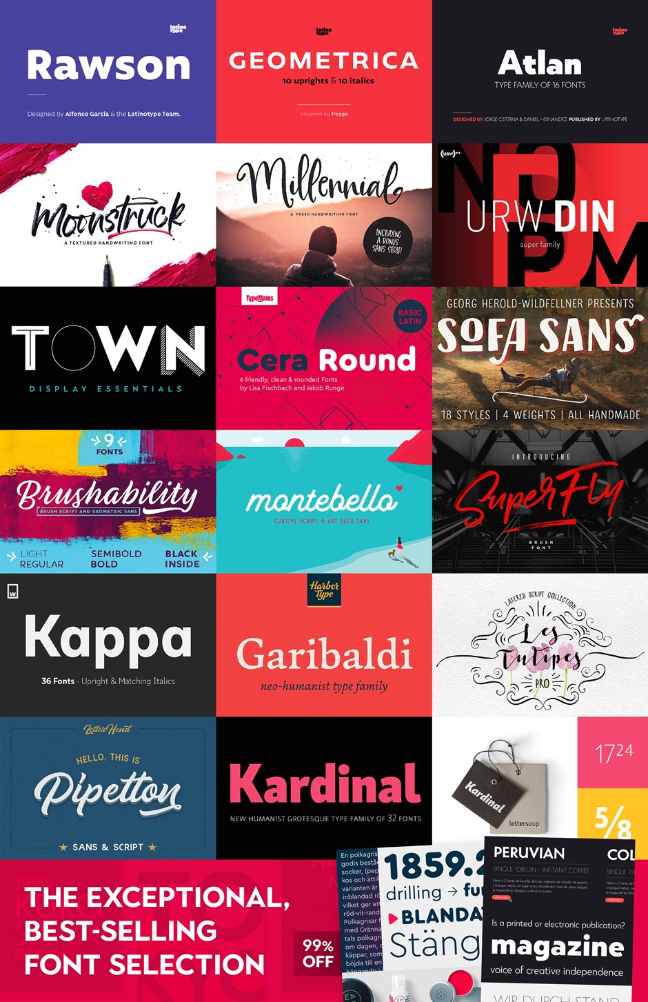 The Essential, Popular Fonts Collection