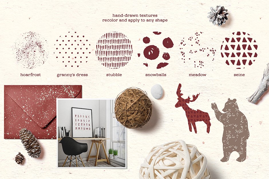 Nordica Rustic Illustrations Collection