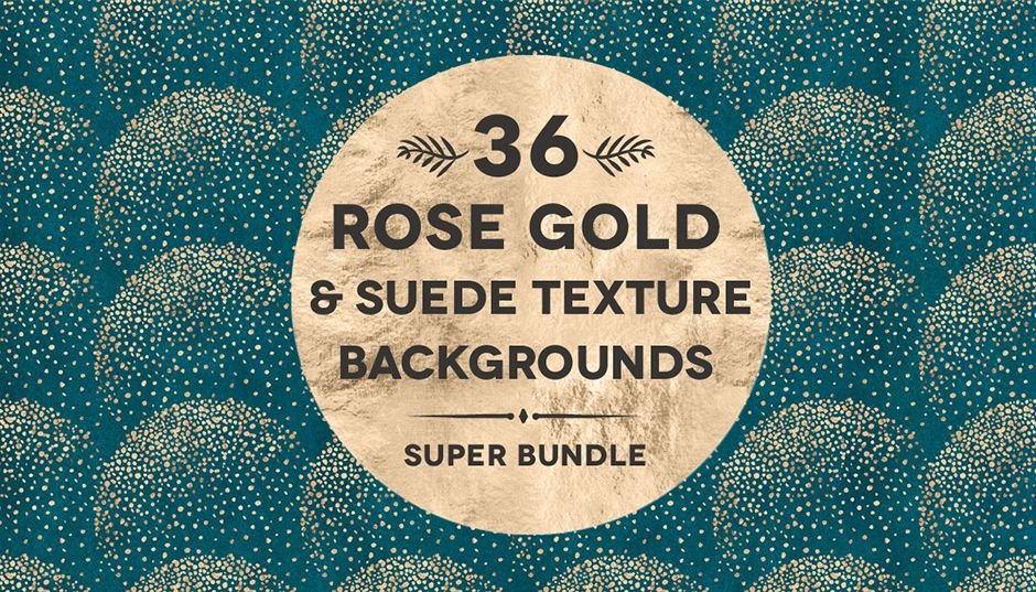 36 Suede Gold Textured Patterns