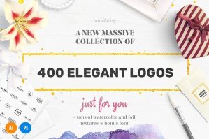 Elegant Logo Bundle - 400 Logos
