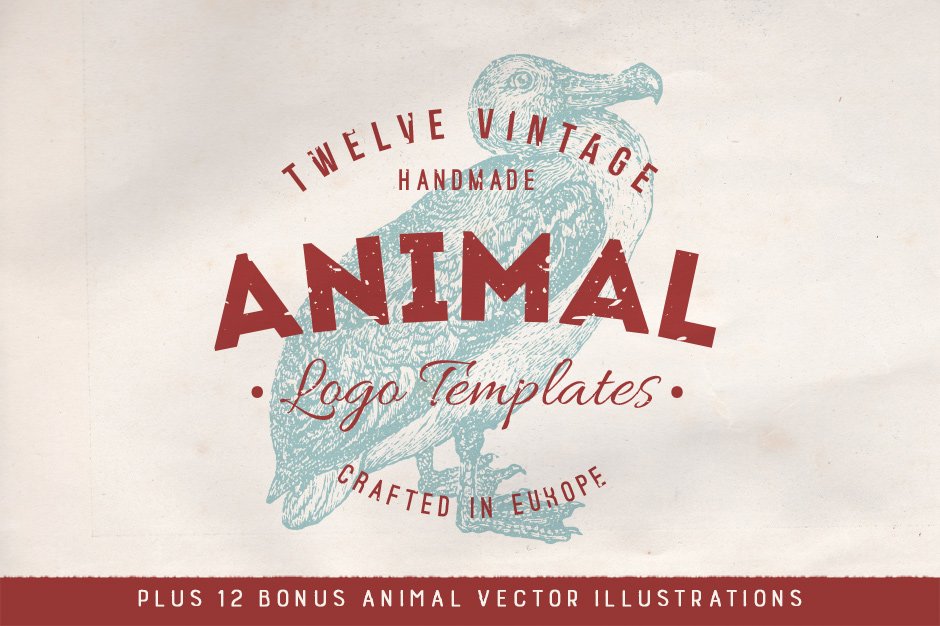 Animal Logo Badges & Bonus Vectors