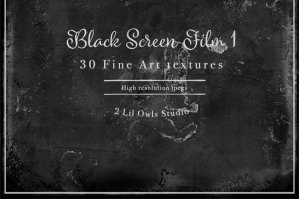 Black Screen 1 Fine Art Film Textures