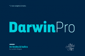 Darwin Pro Contemporary Font