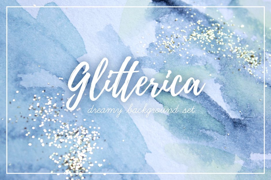 Glitterica: Glittery Background Set