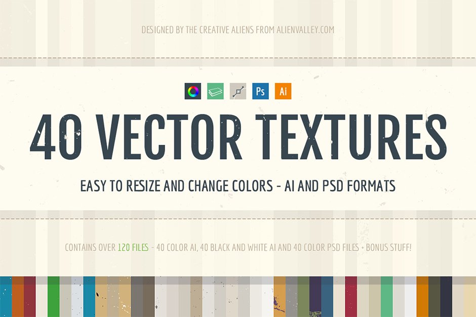 40 Vector Textures