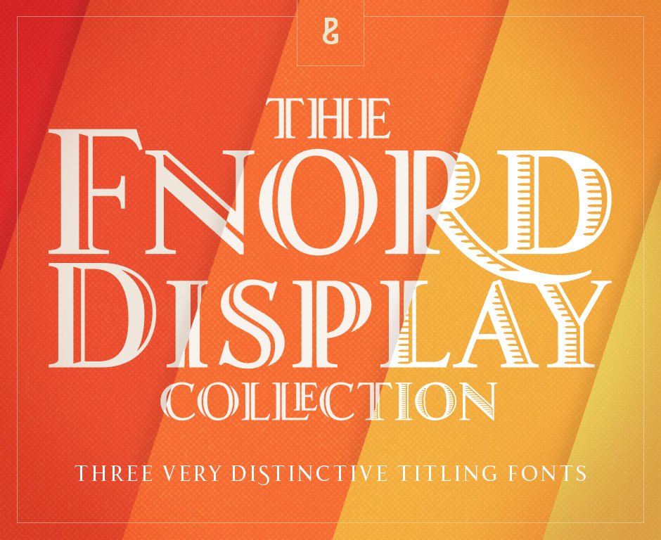 Fnord Display Font Collection