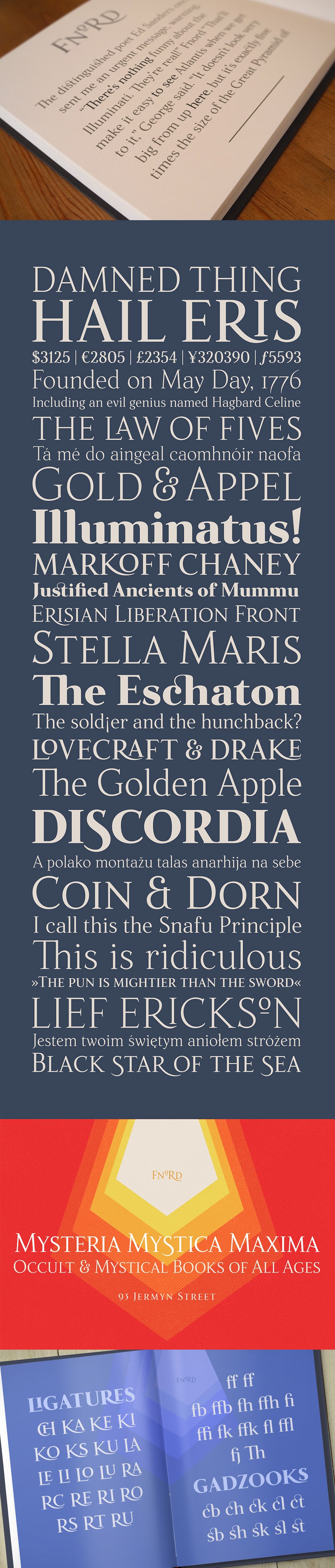 Fnord Roman Serif Font Collection