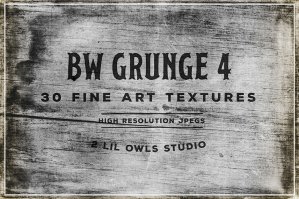 BW Grunge 4 Fine Art Textures