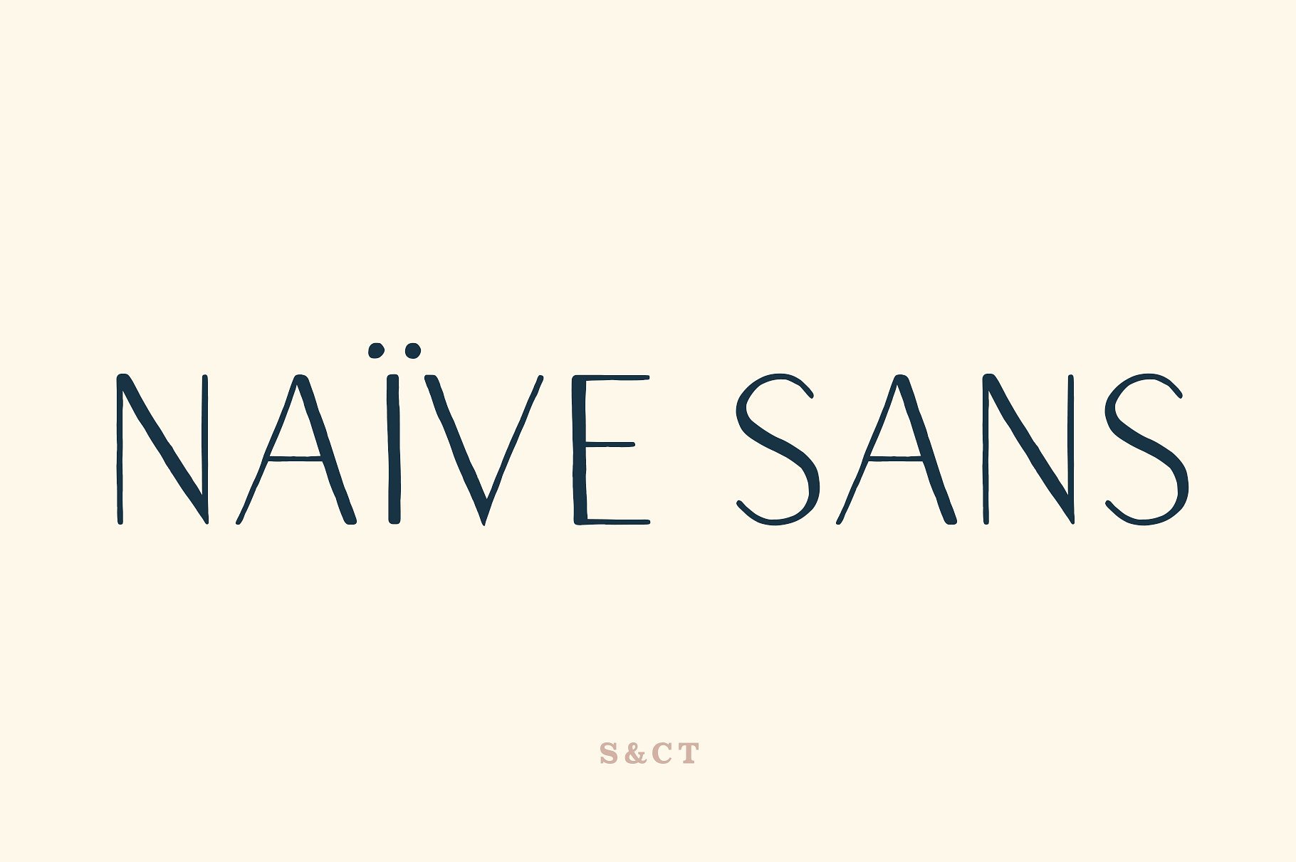 Naive Sans Font Pack