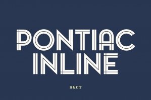 Pontiac Inline Font Pack