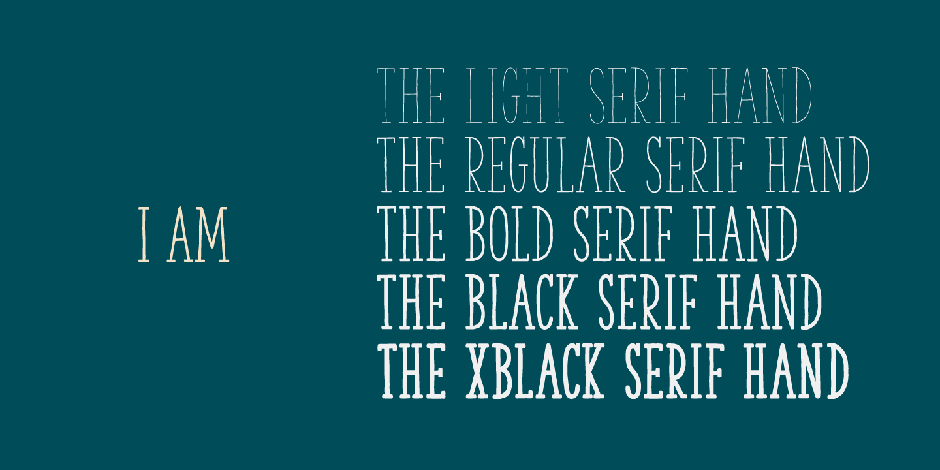 The Serif Handwritten Font Pack