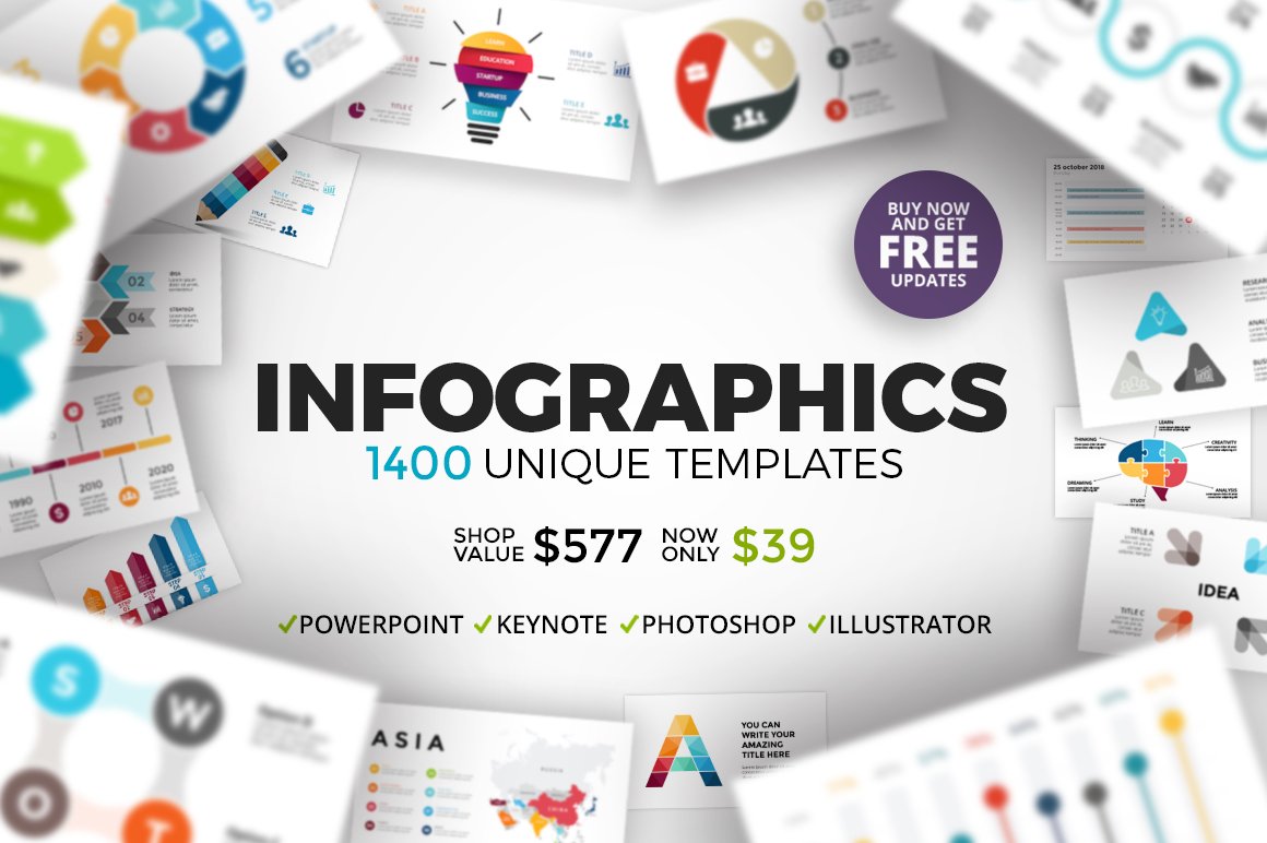 1600 Infographic Templates