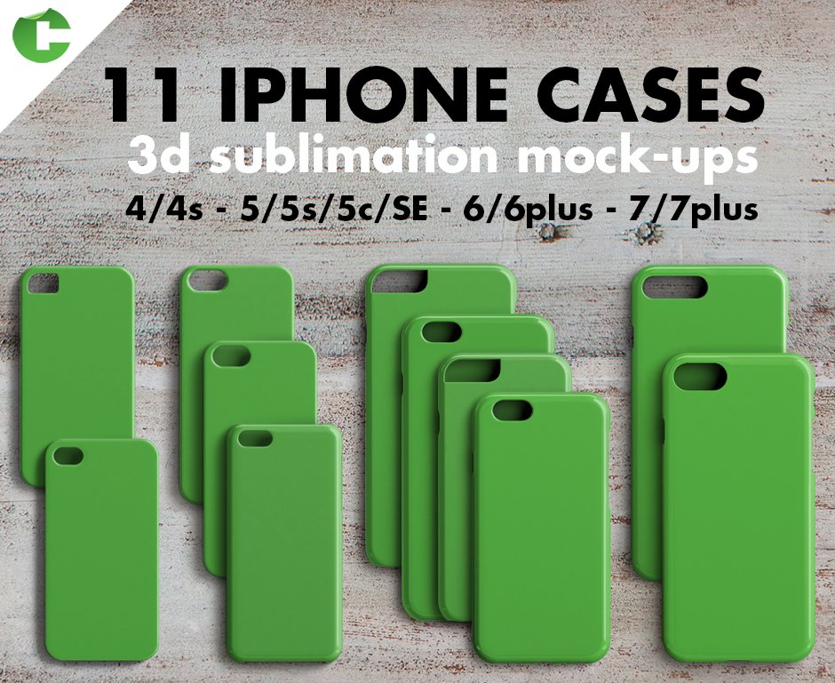 iPhone Case Mockup 3D Print