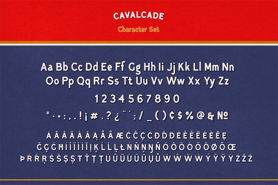 Cavalcade Layered Font