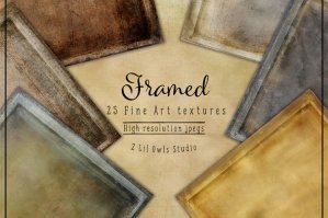 Free: Framed Fine Art Textures