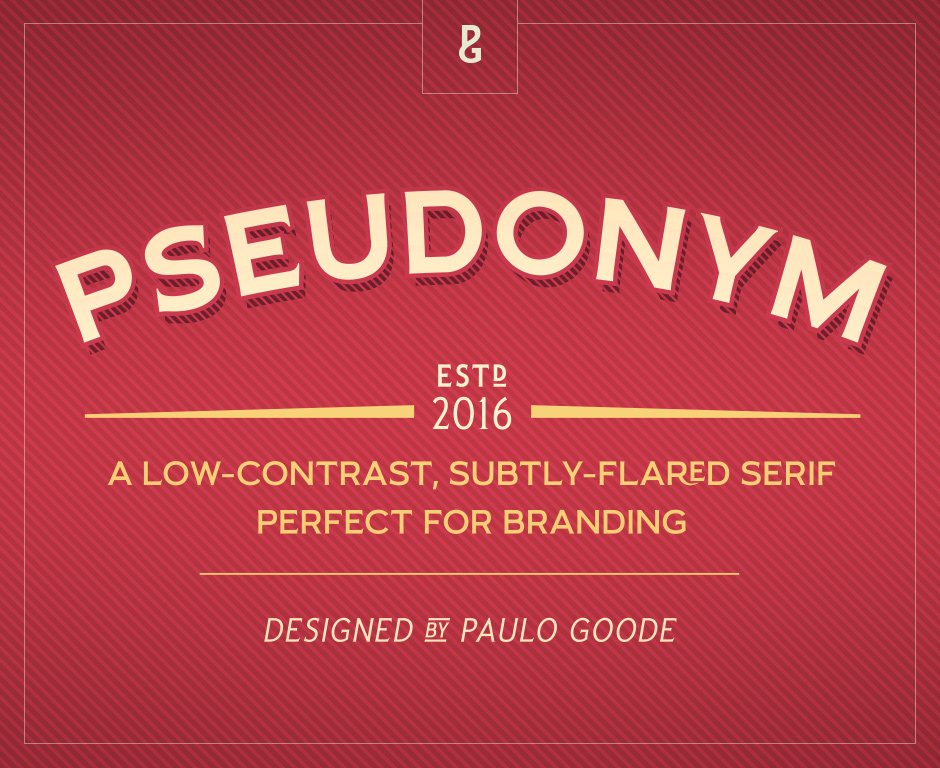 Pseudonym: Serif Font Collection