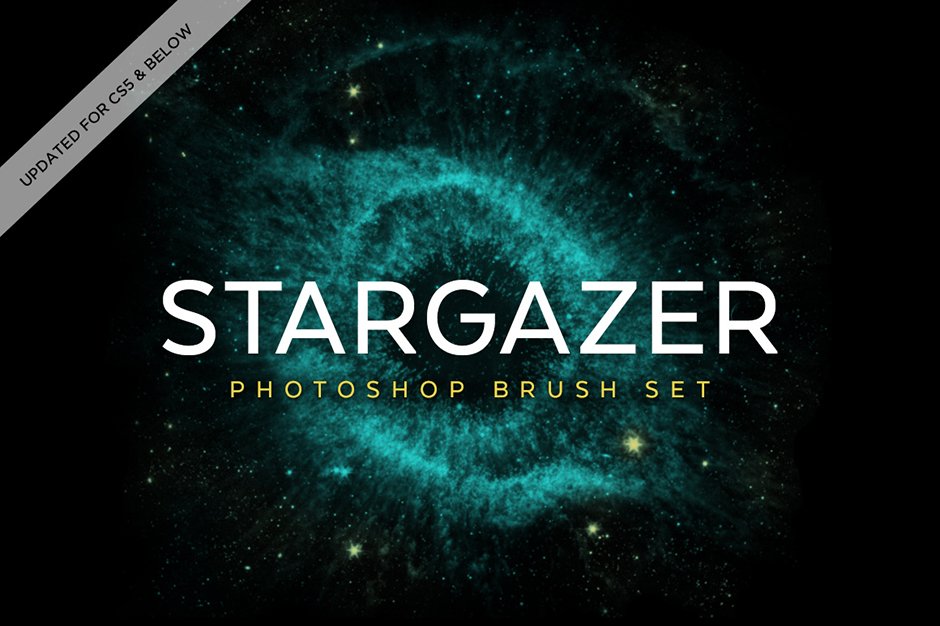 Stargazer Galaxy Photoshop Brushes Set