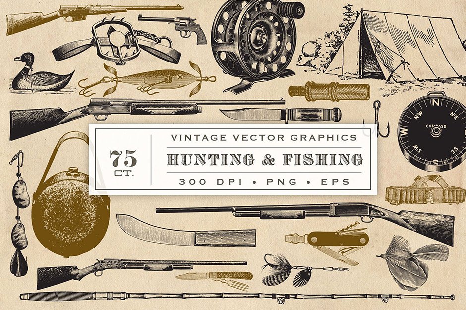 Hunting & Fishing Graphics