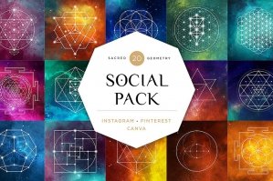Sacred Geometry Social Media Pack