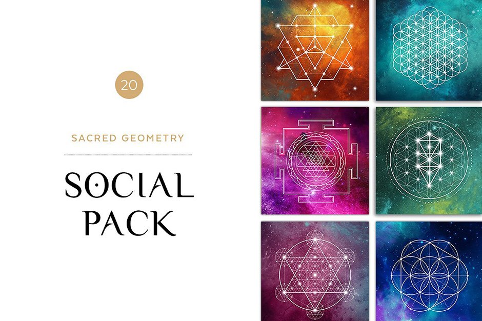Sacred Geometry Social Media Pack
