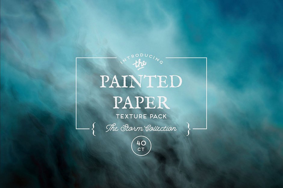Painted Paper Texture Storm