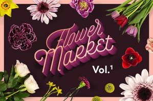 Flower Mockups Market Vol. 1