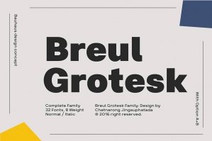 Bruel Grotesk Sans-Serif Type
