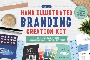 The Hand Illustrated Branding Creation Kit