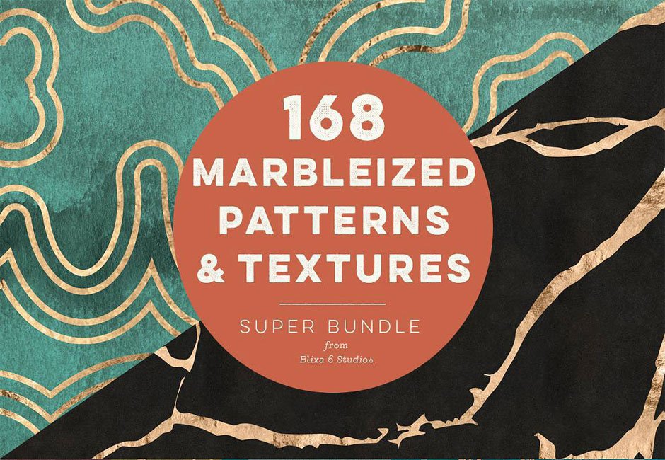 168 Marble Patterns & Textures