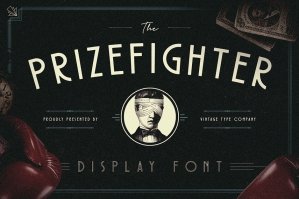 Prizefighter Art Deco Display Font