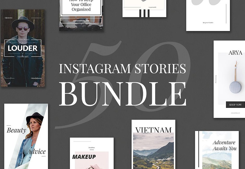 50 Instagram Stories Bundle