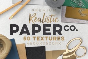 50 Realistic Paper Textures