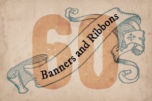 60 Hand Drawn Banners and Ribbons