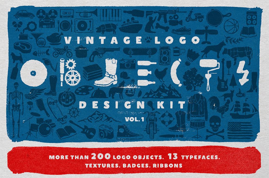 vintage logo kit