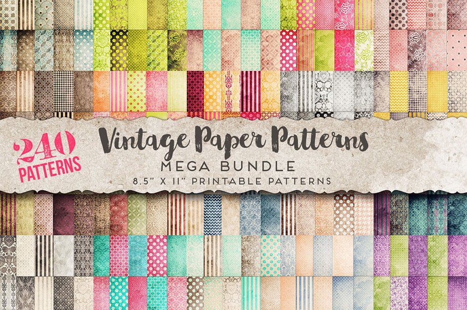 Vintage Paper Patterns Mega Pack