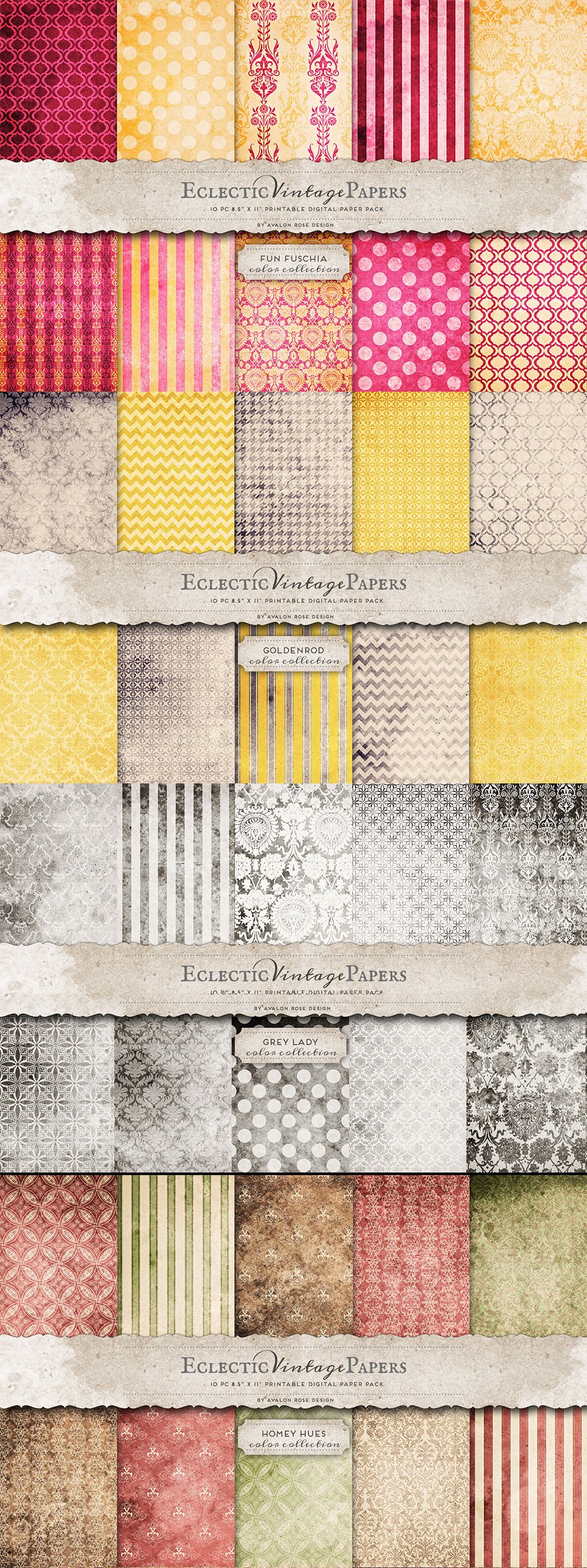 Vintage Paper Patterns Mega Pack