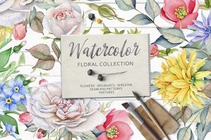 Watercolor Floral Collection